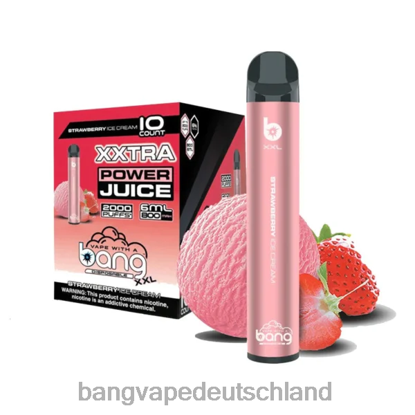 Bang Vape Berlin - Bang Vape XXL 2000 Züge 2B2XN23 Erdbeereis