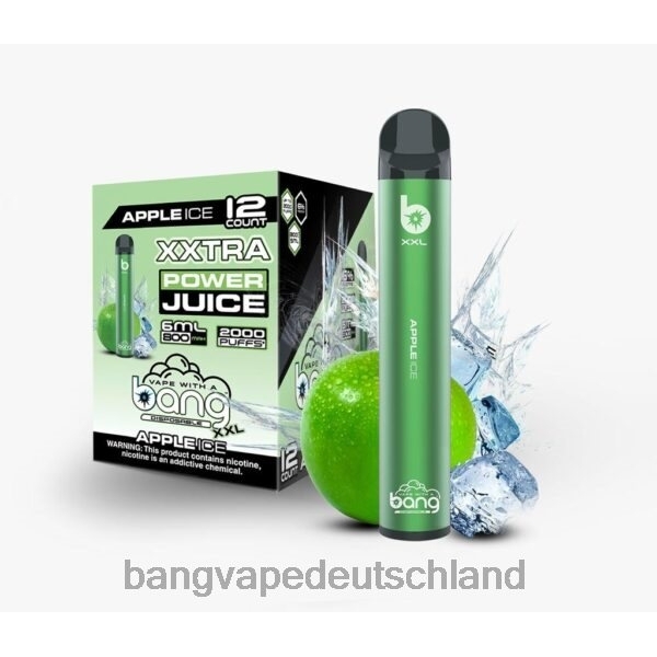 Vape Gang Deutschland - Bang Vape XXL 2000 Züge 2B2XN12 Apfeleis